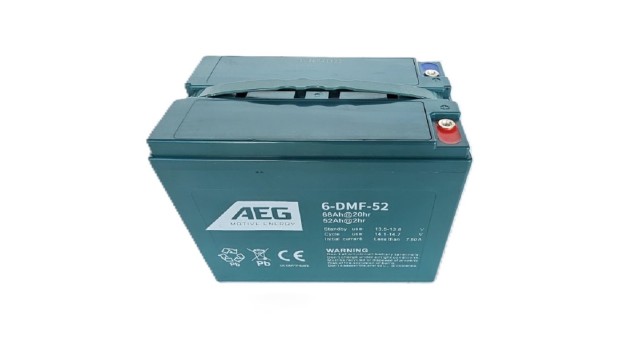 ΜΠΑΤΑΡΙΑ AEG MOTIVE 6-DMF-52 ΒΑΘΕΙΑΣ ΕΚΦΟΡΤΙΣΗΣ VRLA AGM-GEL 12V 68AH 20hr 